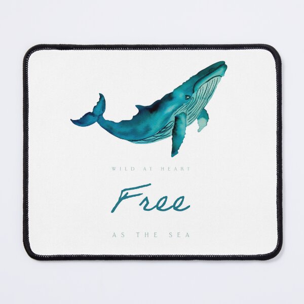 Item preview, Humpback Whale Art - Free As The Sea Watercolor designed and sold by estudiopacifico.
