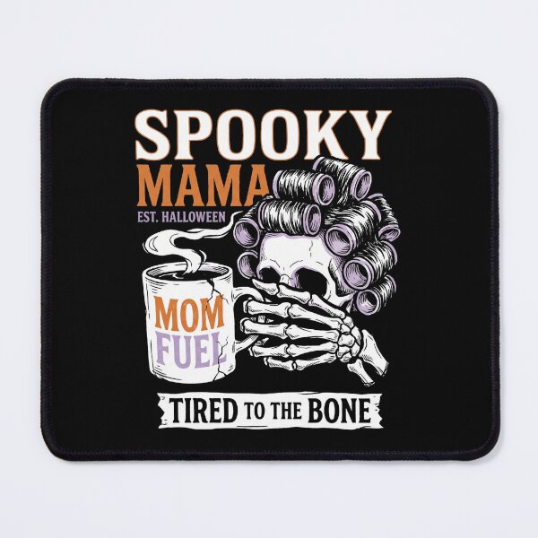 Item preview, Spooky Mama Tired To The Bone Skeleton Coffee Halloween designed and sold by TeNovaStudio.