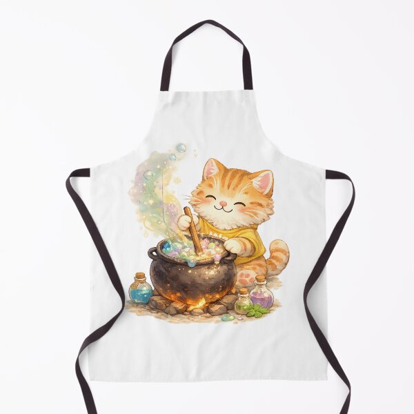 Item preview, Orange Tabby Cat Potion Maker designed and sold by Wawa5656.