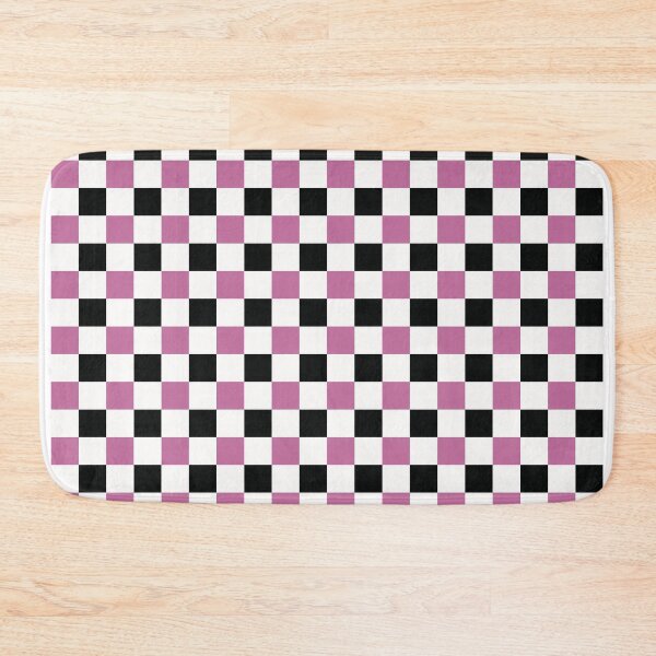Item preview, Black and Pink Checkered Pattern designed and sold by Daydreaming by Jenny.