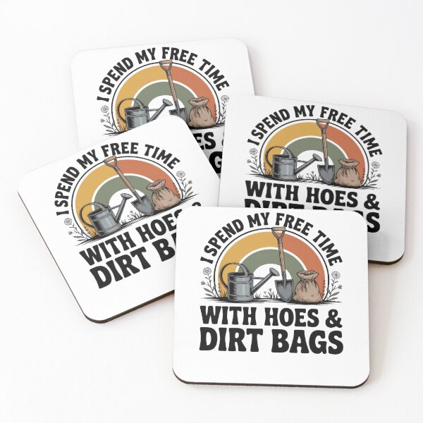 Item preview, I Spend My Free Time with Hoes and Dirt Bags designed and sold by borutawear.