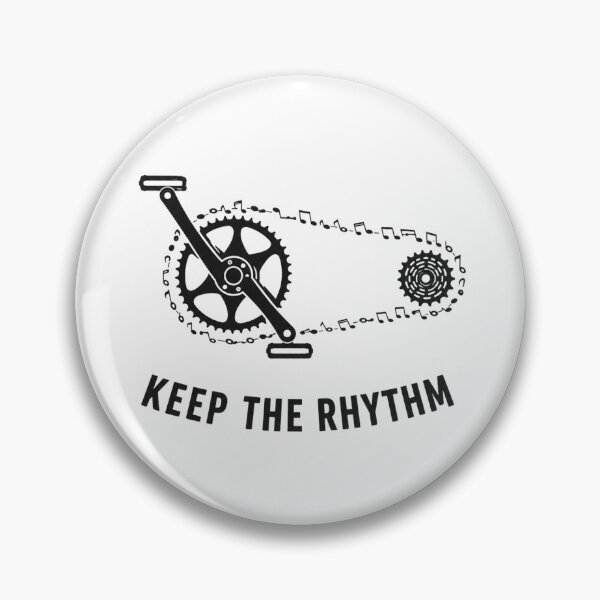 Item preview, Keep the Rhythm | Musical Bicycle Chain Minimalist designed and sold by QuietSpark.