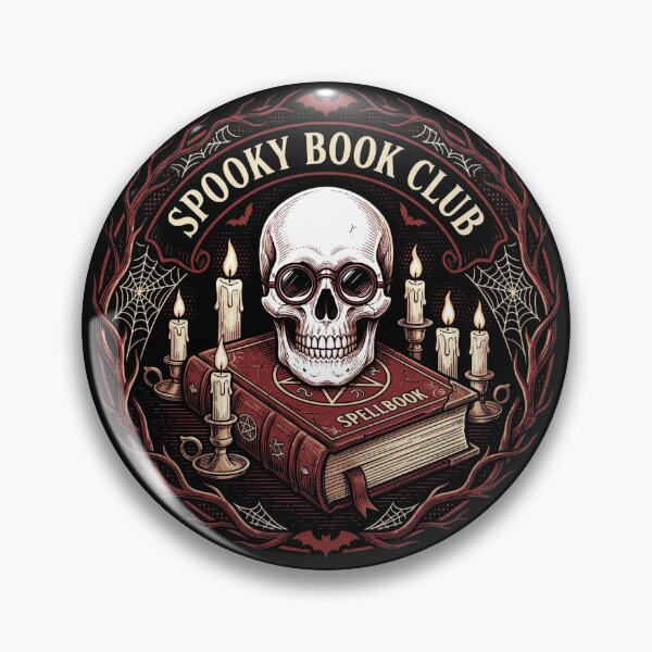Item preview, Spooky Book Club Skull Spellbook Candles Halloween designed and sold by TeNovaStudio.