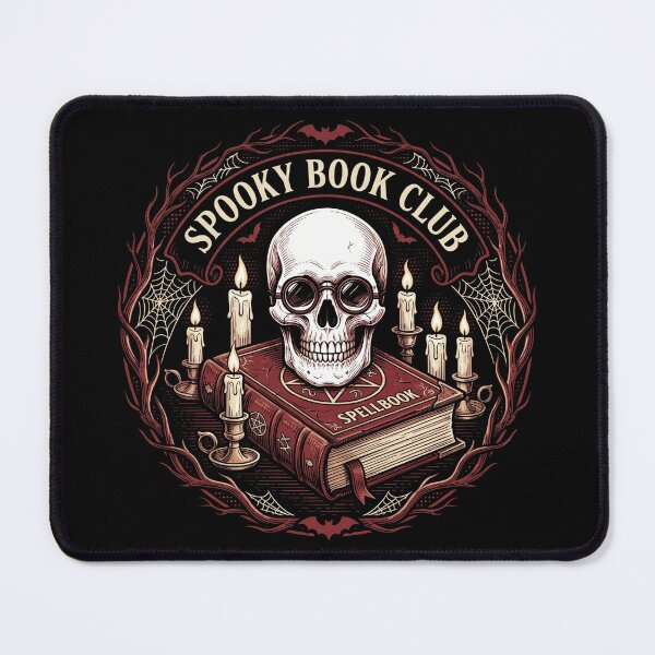 Item preview, Spooky Book Club Skull Spellbook Candles Halloween designed and sold by TeNovaStudio.