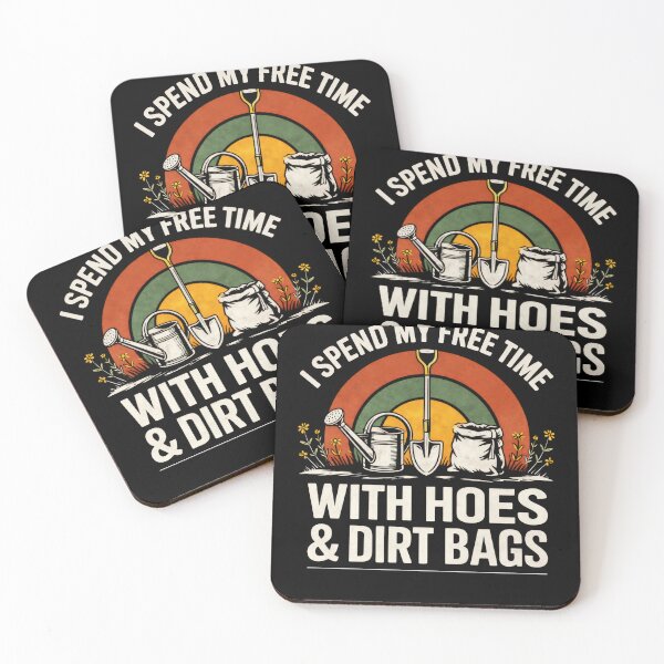 Item preview, I Spend My Free Time with Hoes and Dirt Bags designed and sold by borutawear.