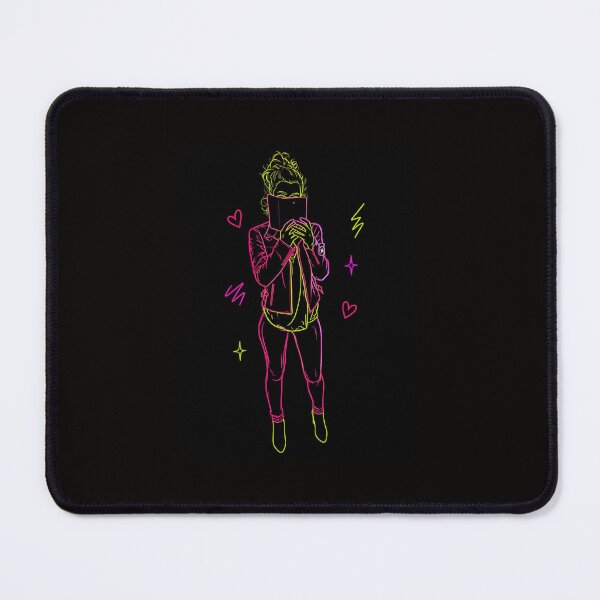 Item preview, Neon Rebel Girl – Electric Minimalist Line Art designed and sold by Sztyep88.