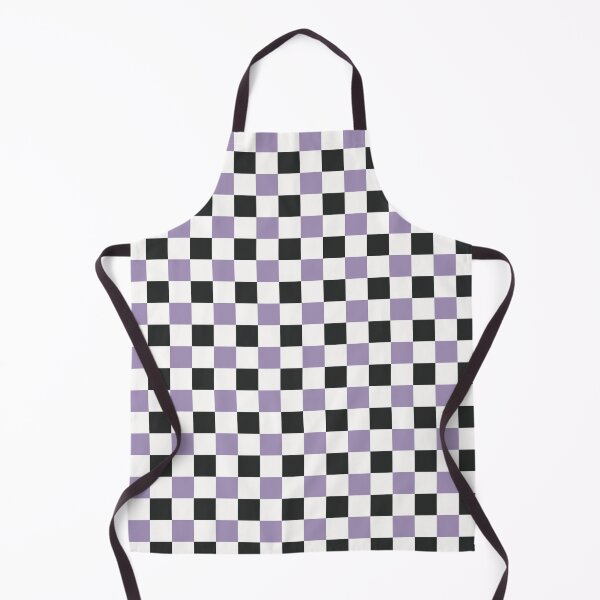 Item preview, Lilac and Black Checkered Pattern designed and sold by Daydreaming by Jenny.