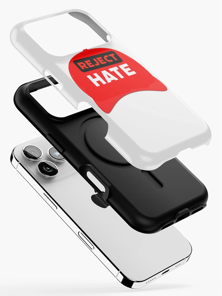 Thumbnail 2 of 4, iPhone Case, Reject hate designed and sold by Rachel the Artist .