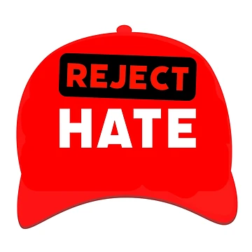 Artwork thumbnail, Reject hate by Rachel the Artist