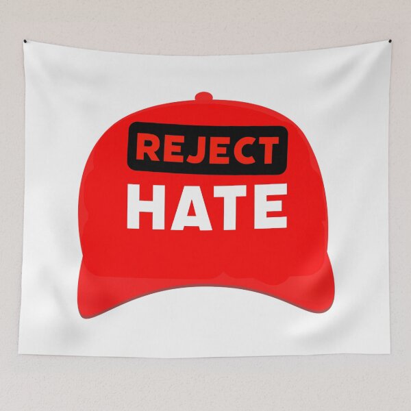 Item preview, Reject hate designed and sold by Rachel the Artist .