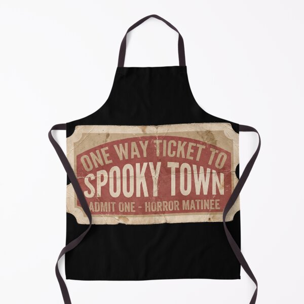 Item preview, One Way Ticket To Spooky Town Horror Matinee Halloween designed and sold by TeNovaStudio.