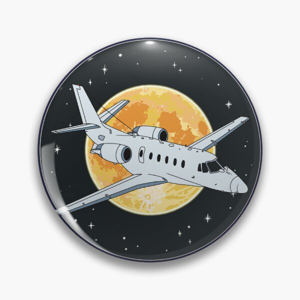 Item preview, Cessna Citation Jet Flying at Night Aviation Design designed and sold by skye-studio.