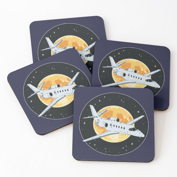 Item preview, Cessna Citation Jet Flying at Night Aviation Design designed and sold by skye-studio.