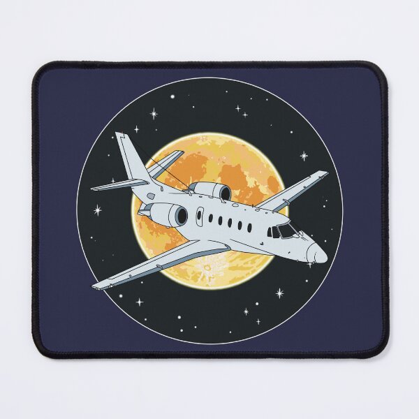Item preview, Cessna Citation Jet Flying at Night Aviation Design designed and sold by skye-studio.