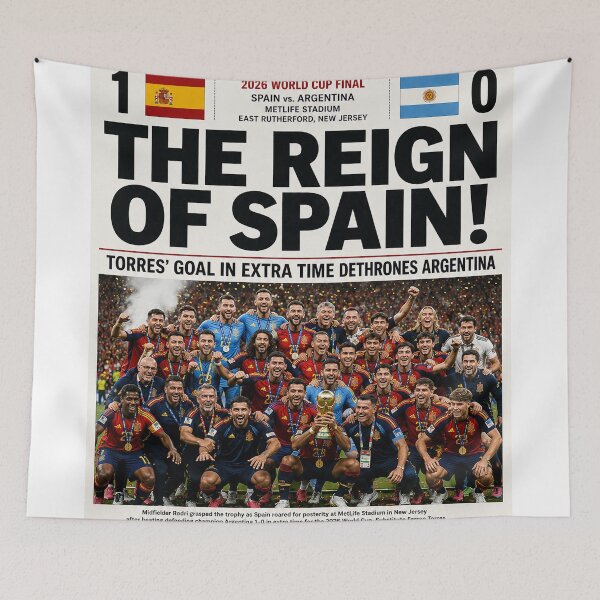 Item preview, Spain 2026 World Cup Champions designed and sold by LuluLeb.
