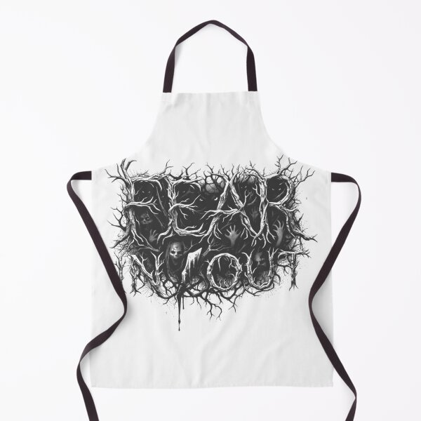 Item preview, Fear In Out Horror Gothic Typography Black and White Art Design designed and sold by ASN STUDIO.