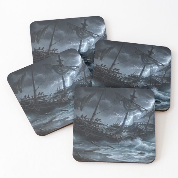 Item preview, Ghost Ship Wreck designed and sold by RedPeaStudio.
