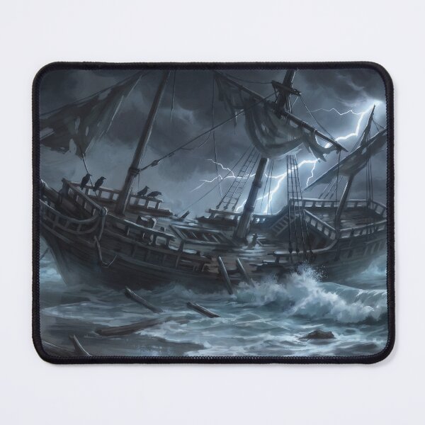 Item preview, Ghost Ship Wreck designed and sold by RedPeaStudio.