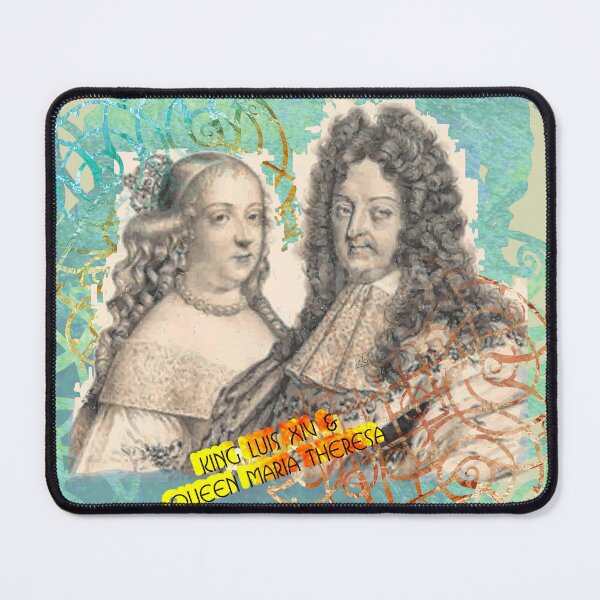 Item preview, The Sun King Louis XIV and Queen Maria Theresa  - Monarchs of France (By ACCI)  designed and sold by VanyssaGraphics.