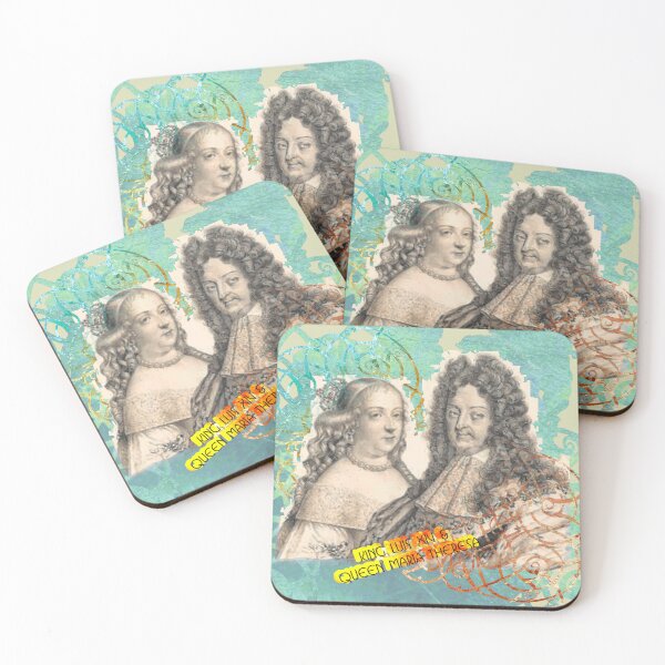 Item preview, The Sun King Louis XIV and Queen Maria Theresa  - Monarchs of France (By ACCI)  designed and sold by VanyssaGraphics.
