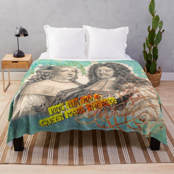 Item preview, The Sun King Louis XIV and Queen Maria Theresa - Monarchs of France (By ACCI) designed and sold by VanyssaGraphics.