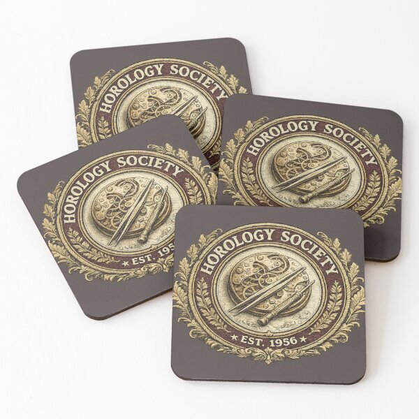 Item preview, Horology Society Est. 1956 – Vintage Watchmaker Heritage Badge designed and sold by Golden Era Studio.