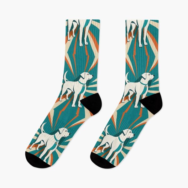 Item preview, Art - Simplified Graphic Dog, Colorful Vintage Illustration designed and sold by World-Pets.