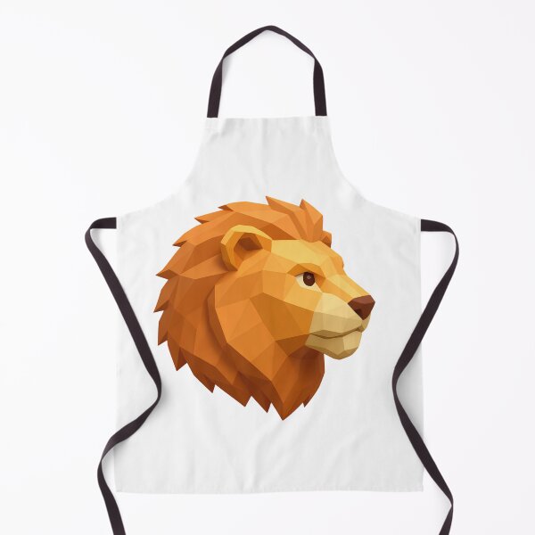 Item preview, Lion head in low poly geometric art designed and sold by AKRAMlogo.