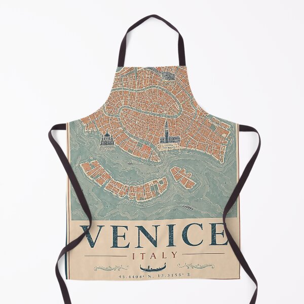 Item preview, Venice Minimalist City Map Print designed and sold by Furflix.