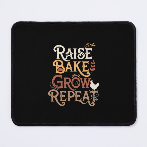 Item preview, Raise Bake Grow Repeat T-Shirt, Homestead Shirt, Backyard Garden Shirt, Farmhouse Lover Gift, Cottage Farm Tee designed and sold by Daily Mood Tees.