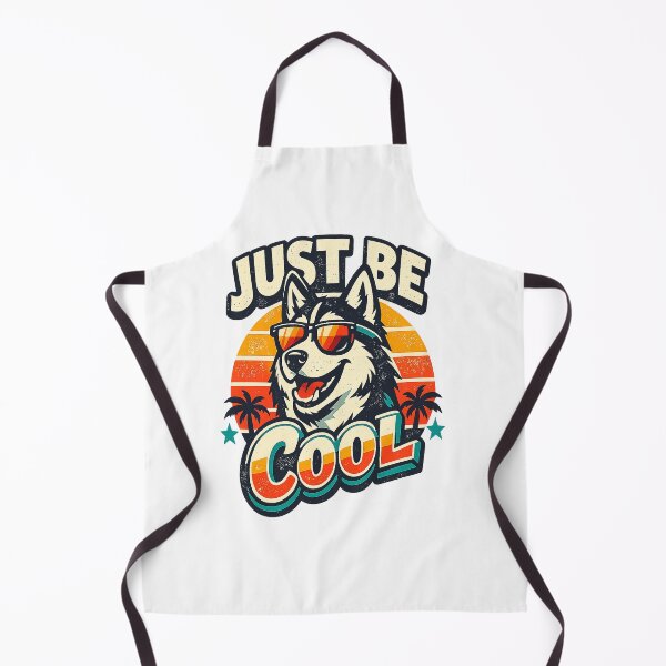 Item preview, Just Be Cool – Retro Surf Husky designed and sold by alw951.