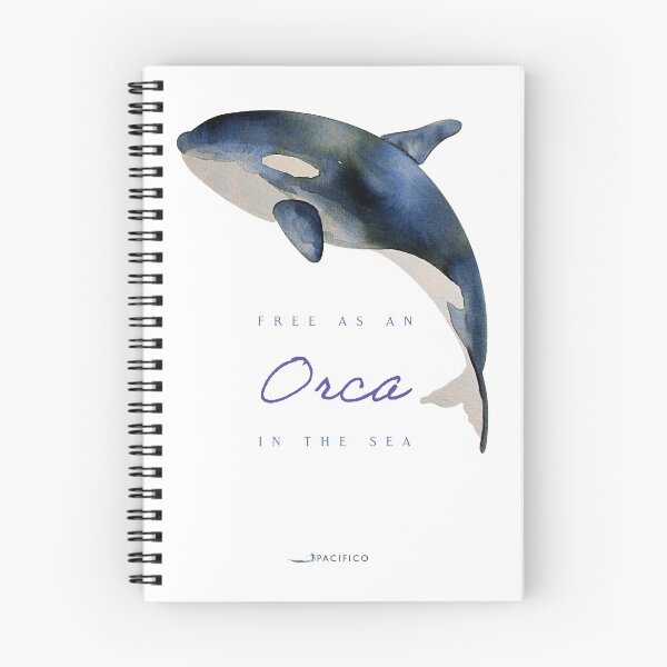 Item preview, Killer Whale Orca Painting - Free As An Orca Marine Art designed and sold by estudiopacifico.