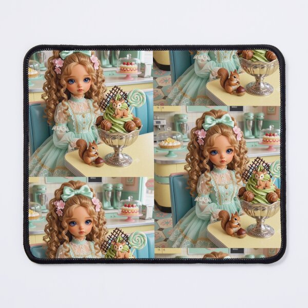 Item preview, Vintage Diner Girl in Pastel Attire. designed and sold by JoyNest = "The nest of joy".