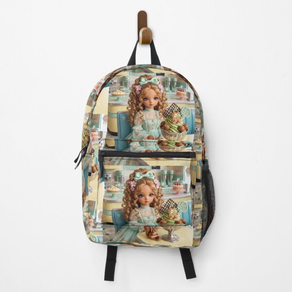 Item preview, Vintage Diner Girl in Pastel Attire. designed and sold by JoyNest = "The nest of joy".
