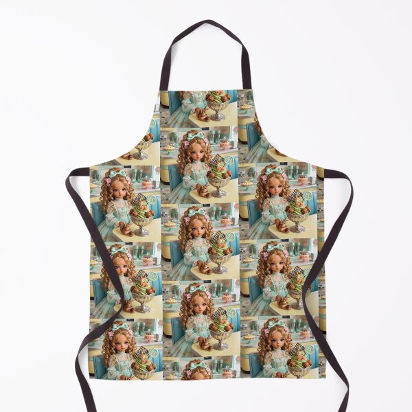 Item preview, Vintage Diner Girl in Pastel Attire. designed and sold by JoyNest = "The nest of joy".