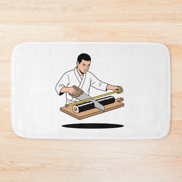 Item preview, Sushi Chef Cutting Roll With Hand Saw designed and sold by Rare By Hero.