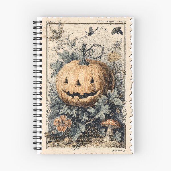 Item preview, Vintage Halloween Pumpkin Head Postage Stamp designed and sold by kobsana.