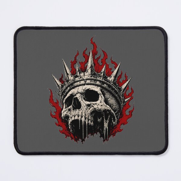Item preview, Crowned in Flames Skull designed and sold by RadManDesigns.