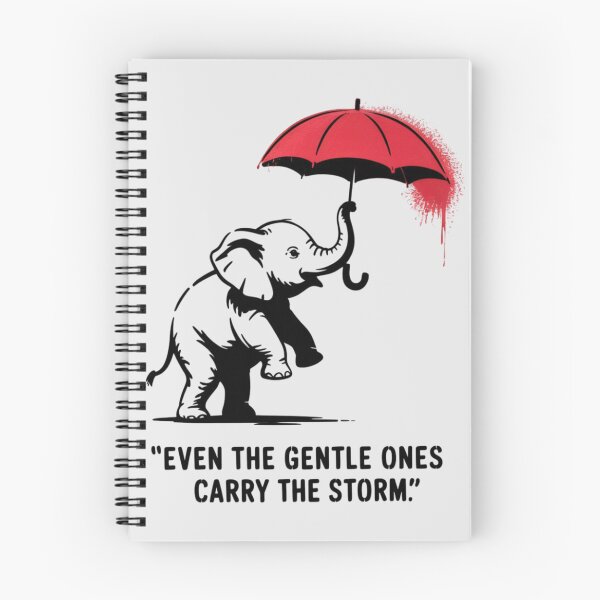 Item preview, Banksy Elephant - Even the gentle ones carry the storm designed and sold by 123ks.