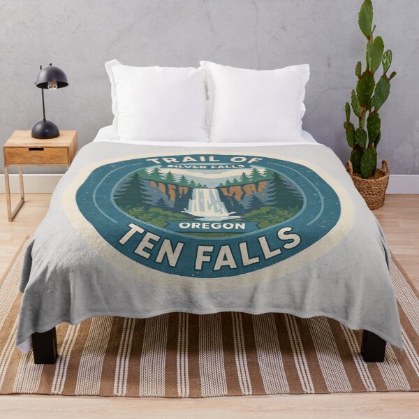 Item preview, Trail of Ten Falls Oregon | Vintage Hiking Sticker designed and sold by Timeless Design.