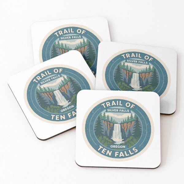 Item preview, Trail of Ten Falls Oregon | Vintage Hiking Sticker designed and sold by Timeless Design.