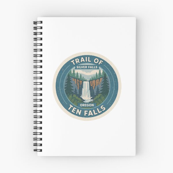 Item preview, Trail of Ten Falls Oregon | Vintage Hiking Sticker designed and sold by Timeless Design.