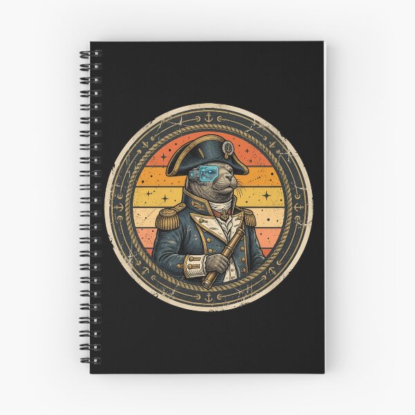 Item preview, Retro Space Admiral Seal Vintage Badgeseal designed and sold by DuckOddity.