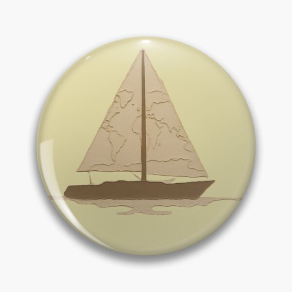 Item preview, Vintage image of a ship sailing the world designed and sold by AKRAMlogo.