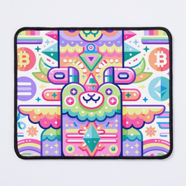 Item preview, Vibrant Psychedelic Crypto Spirit Animal designed and sold by Romgora.