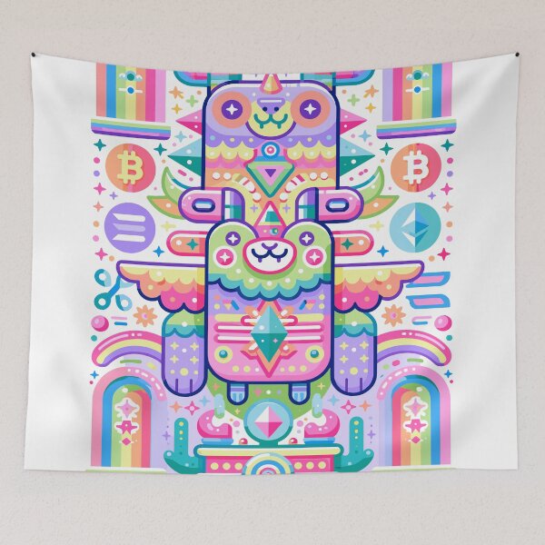 Item preview, Vibrant Psychedelic Crypto Spirit Animal designed and sold by Romgora.