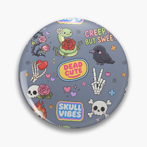 Item preview, Skull Cute Collage Pastel Seamless Pattern designed and sold by HowToCanadian.