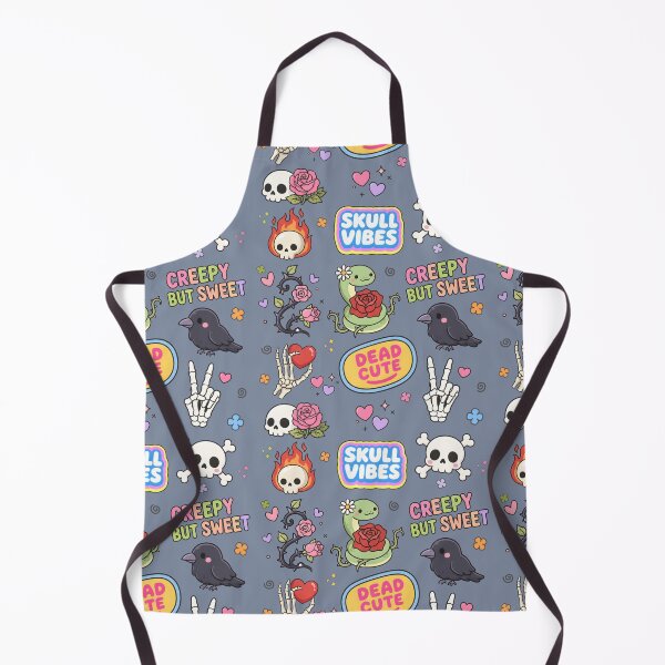 Item preview, Skull Cute Collage Pastel Seamless Pattern designed and sold by HowToCanadian.
