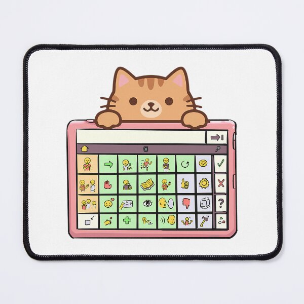 Item preview, Aac Cat Speech Therapy designed and sold by dewey-temika.