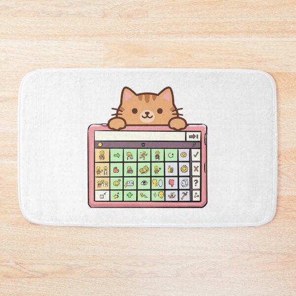 Item preview, Aac Cat Speech Therapy designed and sold by dewey-temika.